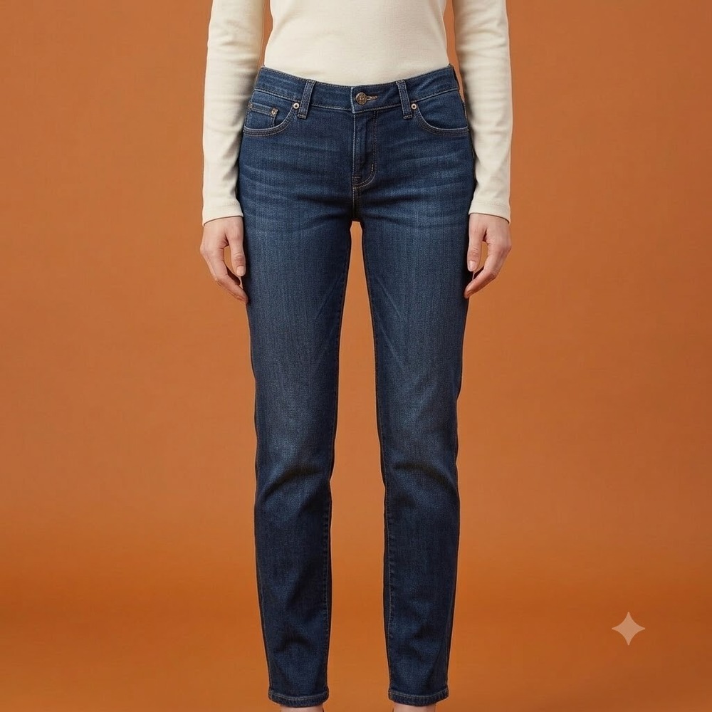 Michael Kors Skinny Dark Wash Jeans Women's Size 4 Stretch Denim EUC